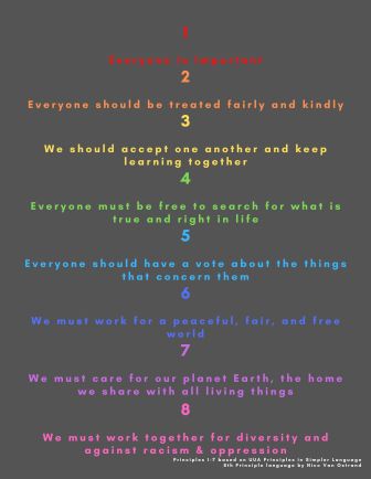 Principles One Page